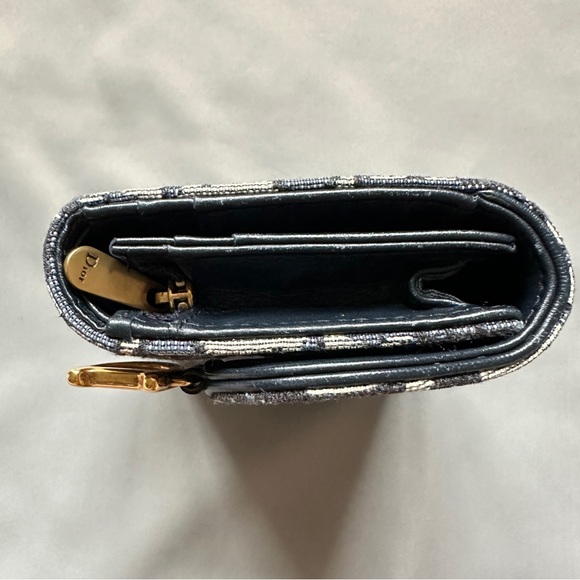 Dior Saddle Lotus Tri-Fold Wallet - Picture 4 of 8